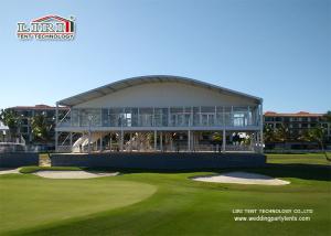 China Waterproof Roof Cover Double Decker Tents With Glass Wall System wholesale