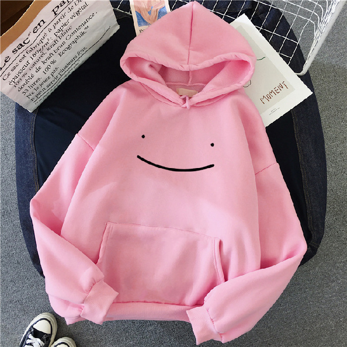 Polyester Hoodie Sweatshirts For Sublimation Printing Smile Face Women'S Casual Sporty Pullover Hoodies Unisex