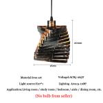 Nordic Retro Iron Creative Dining Chandelier Loft Bar Living Room Restaurant