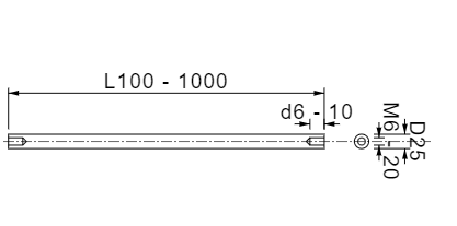 Customized Sizes Ndfeb Grade 16000 Gauss Neodymium Magnet Bar for Magnetic Stirring Rod
