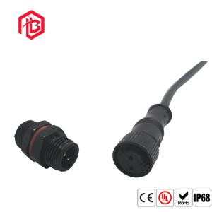 China 2 3 4 Pole IP68 Metal M12 Waterproof Plugs And Sockets wholesale