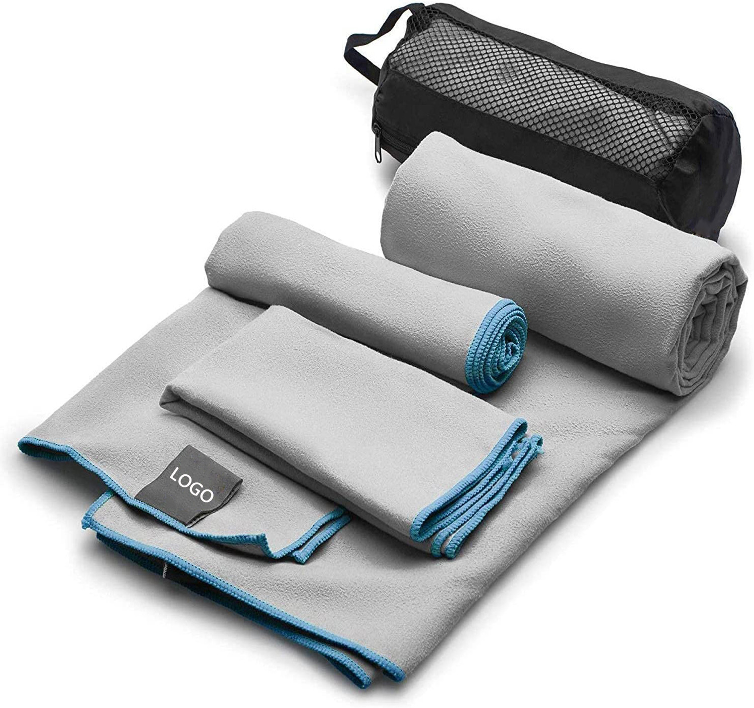 Gym Personalised Sweat Fitness Microfiber Suede Towel Custom Print Sport Gym Towels