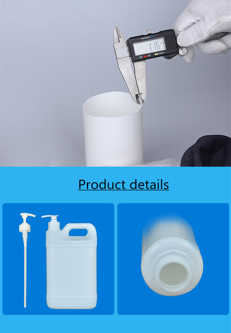 Square Hand Pressed Pump Lotion Cream Container Liquid Soap Plastic Bottle for Shampoo