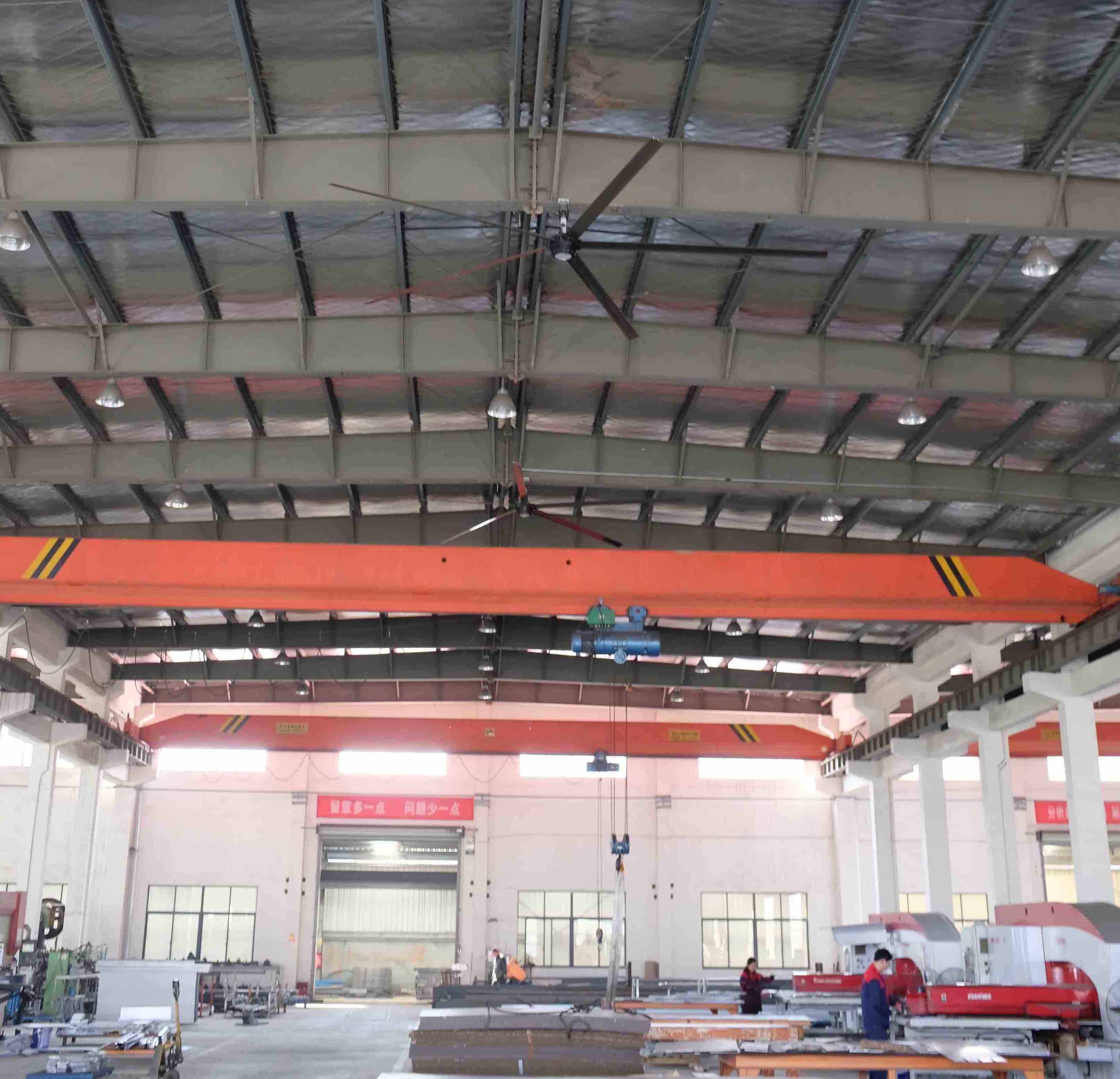 10ft Large Industrial Ceiling Fans Aluminum HVLS Solar Plant Commercial Large Ceiling Fan