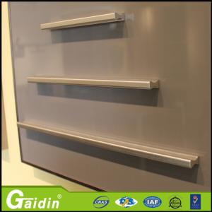 China dresser powder coated foggy siver aluminum furniture handle wholesale