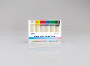 China Dental Gutta Percha Point Paper Absorbent Paper Points wholesale