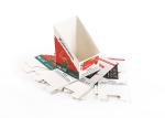 Cutomized Paper Cardboard Product Display Stand , Snack Food Boxes 0.35mm