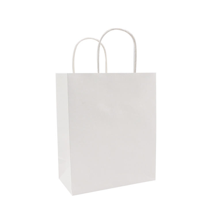 Recyclable Printing Carrying Bag Customized Logo Large Heavy Duty Kraft Paper Bag