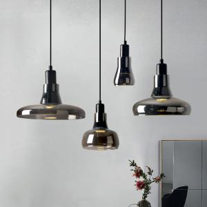 China Modern Smoky Glass Pendant Lights Kitchen Cafe Bar Dining Room Home Shadows Pendant Lamp(WH-GP-157) wholesale