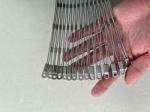 304 Stainless Steel Woven Wire Mesh Anti Corrosion 30-100mm Eye Size