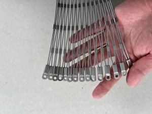 China 304 Stainless Steel Woven Wire Mesh Anti Corrosion 30-100mm Eye Size wholesale