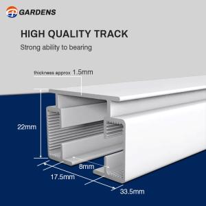 China OEM Manual Curtain Track Aluminum Silent Curtain Rails wholesale
