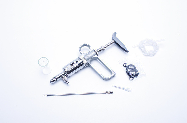 Continous Injection Veterinary Vaccine Syringe 10ml For Medical Treatment