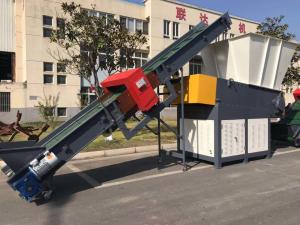 China D2 Blade Plastic Film Shredder , Hdpe Film Recycling Machine wholesale