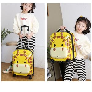 China Sturdy Zippered Small Childs Suitcase , Practical Childrens Pull Along Luggage wholesale