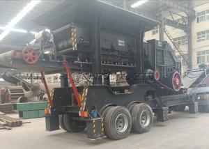 China 400X1430mm 500mm Stone Crusher Plants 180TPH Mobile Crushing Station wholesale