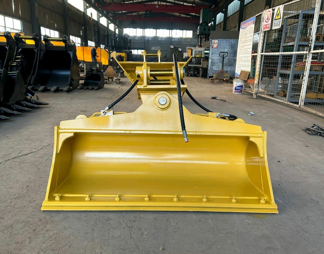 Customized Mini Excavator Hydraulic Tilt Bucket With 1200mm Width OEM ， excavator bucket tilt