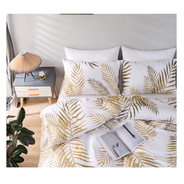 Printed 3 Pieces Bedding Set for King Size Bed Duvet Cover Set and Designer Bed Sheet