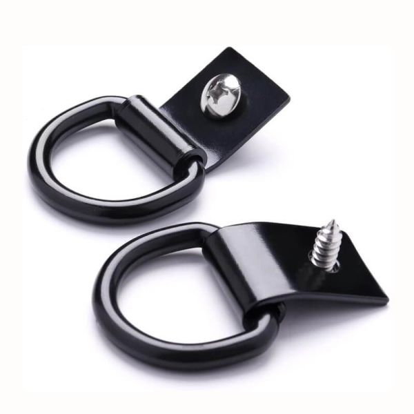 Factory-Direct 1/4 Inch Heavy-Duty D-Ring Tie Down Anchors with 2400 Pounds Load Capacity