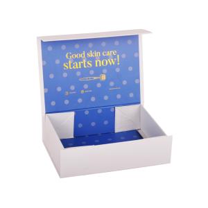 China 1mm Luxury Perfume Packaging Boxes , Cosmetic Paper Boxes With Golden Hot Stamping Logo wholesale
