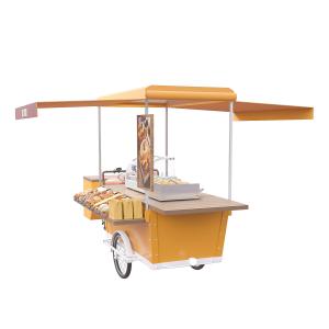 China Street Tricycle Electric Vending Burger Food Cart wholesale