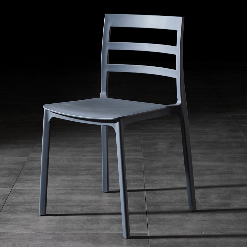 Adjustable Full PP Stacking Plastic Restaurant Dining Chairs Popular Modern Outdoor Stackable Chairs G.W. 19.4kg 5pcs/ctn