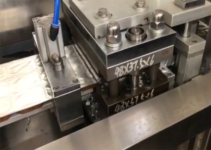 Olive Oil Cheese Pharmaceutical Blister Packaging Machines High Packaging Efficiency