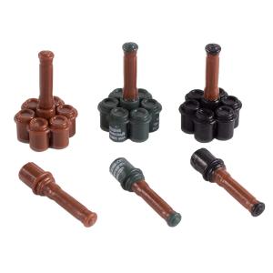 China 100pcs WW2 military series German Soviet British Soldier bricks rifle grenade weapons Building Blocks wholesale