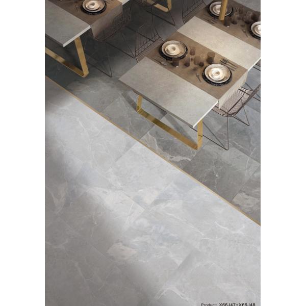 Grey Indoor Ceramic Floor Tiles With Water Absorption 0.5%