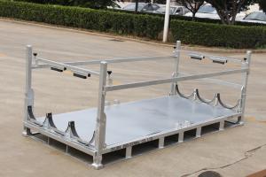 China Foldable 1500KGS Hot Dip Zinc Steel Transport Pallet wholesale