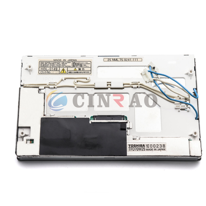 TFT LCD Display 7.0 INCH Toshiba TFD70W25 Easy Operation High Efficiency