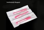Embroidery Metal Manual Eyebrow Tattoo Pen , Pink Permanent Makeup Tattoo Pen