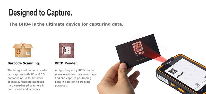 Cheap barcode data collector with BATL BH84 S855 barcode scanner handheld pda android 4.4.2 wifi 3G 1GB+4GB