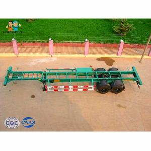 China Steel Q345B Skeletal 3 Axles 40ft Container Carrier Trailer wholesale