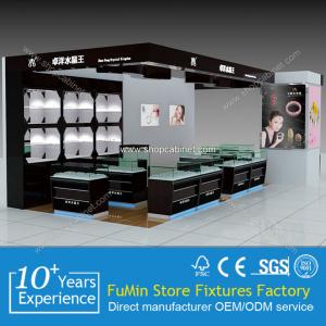 China delicate glass jewelry vitrine display cabinet wholesale