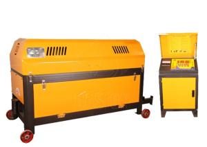 China Automatic Rebar Straightening Machine , Mini Steel Bar Straightener And Cutter wholesale