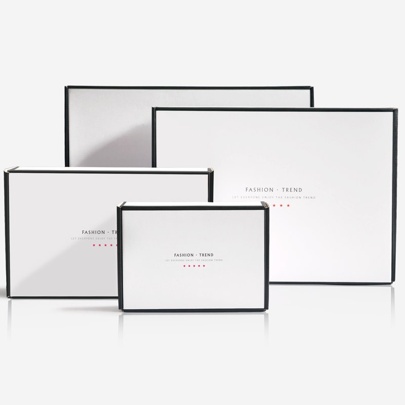 FSC ISO9001 CE Certificate Corrugated Paper Box For Clothing Shoes