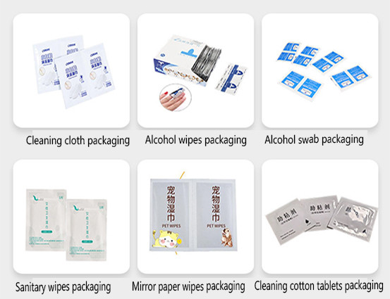 Mechanical Driven Alcohol Prep Pad Machine Disposable Single Alcohol Pad Machine