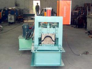 China Metal Roof Sheet Ridge Cap Roll Forming Machine Elegant Appearance Easy Operation wholesale