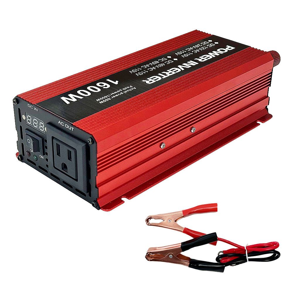 1600W Peak 12V 24V 48V 60V DC to AC Off Grid Power Inverter