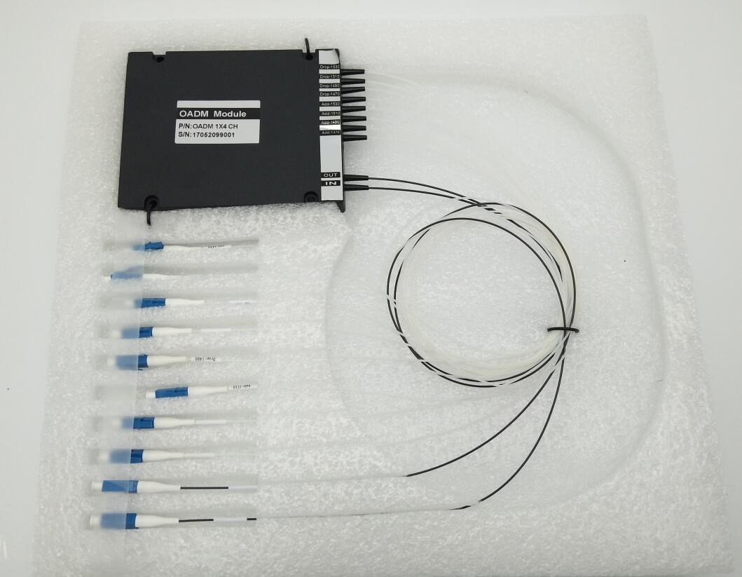 OADM 2 Fiber In 2 Fiber Out 1470nm WDM CWDM DWDM