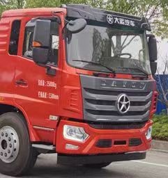 Dayun self-unloading cargo transport truck three-axle rear drive diesel 3 seats 8×2 manual transmission 30 tons