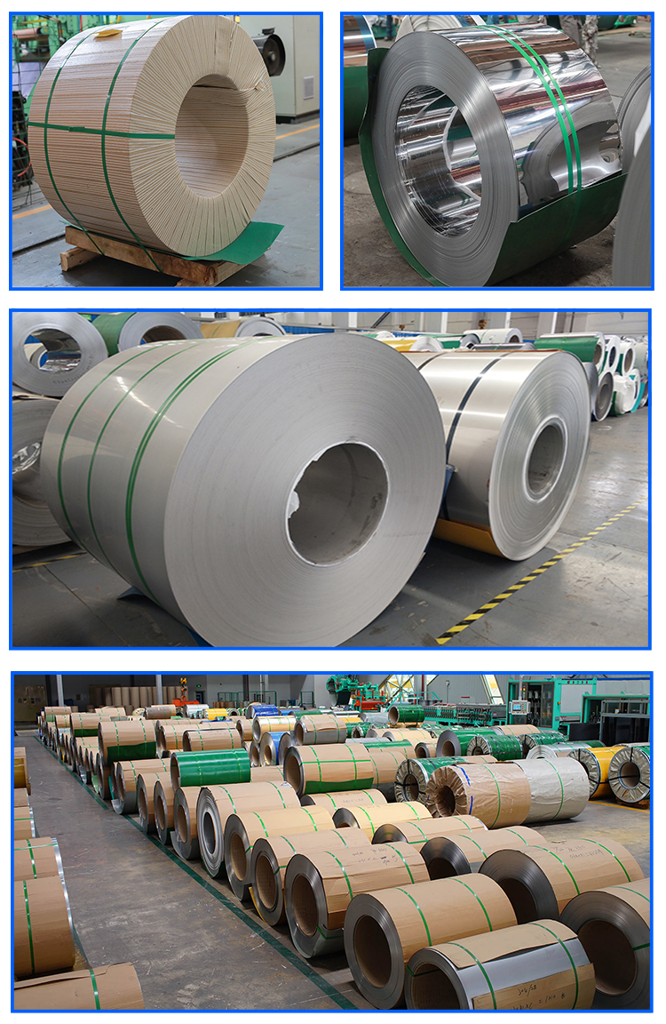 Customized 304 Stainless Steel Coil Strip 1.0mm 1.2mm 1.5mm 2.0mm