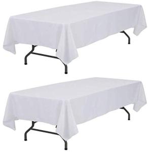 China Airlaid Paper Table Cover White , Rectangular 6 Feet Table Cover wholesale