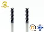 High Hardness Metal Cutting End Mills , Carbide Cutting Tools For Steel Cast