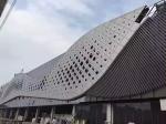 Silver Aluminum Facade Cladding With Sound Insulation
