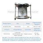 SS304 Flange Joint Corrugated Stainless Steel Metal Hose For Steam Air