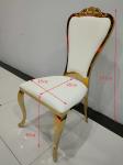 Vacuum Gilt 48cm 107cm Stainless Steel Dining Chair