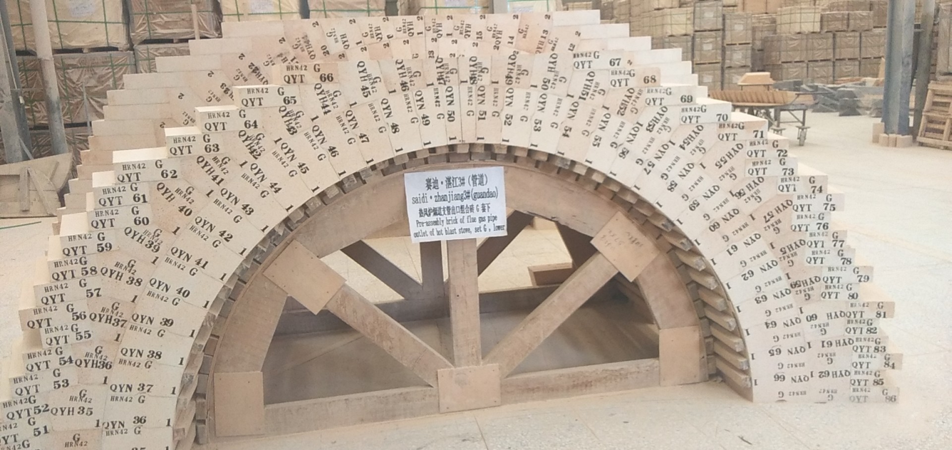70% High Alumina Andalusite-Mullite Brick Used For The Burner Of Hot Blast Stove