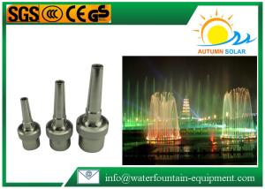 China Single Jet Water Fountain Nozzles Stainless Steel DN20 / DN80 Connection wholesale